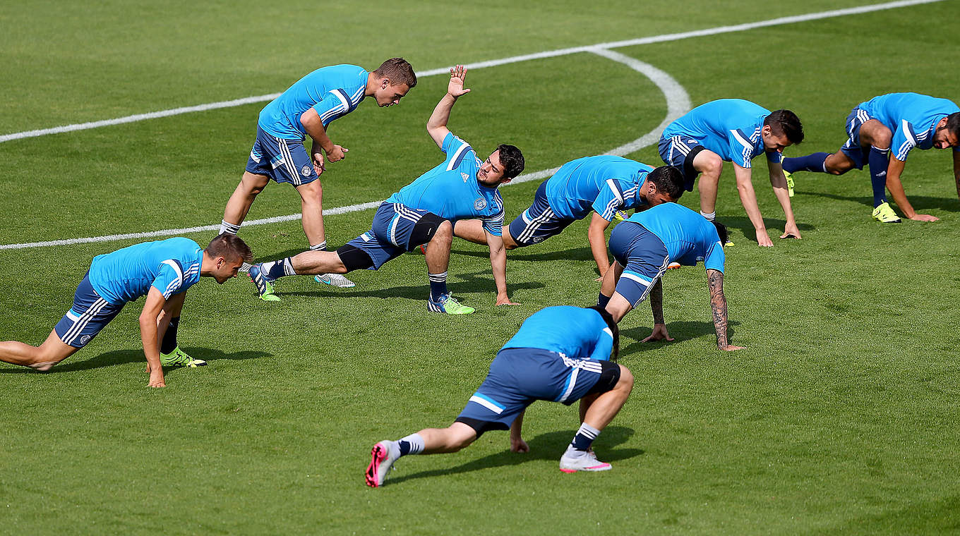 Intensive Vorbereitung: Alle Spieler sind fit © 2015 Getty Images