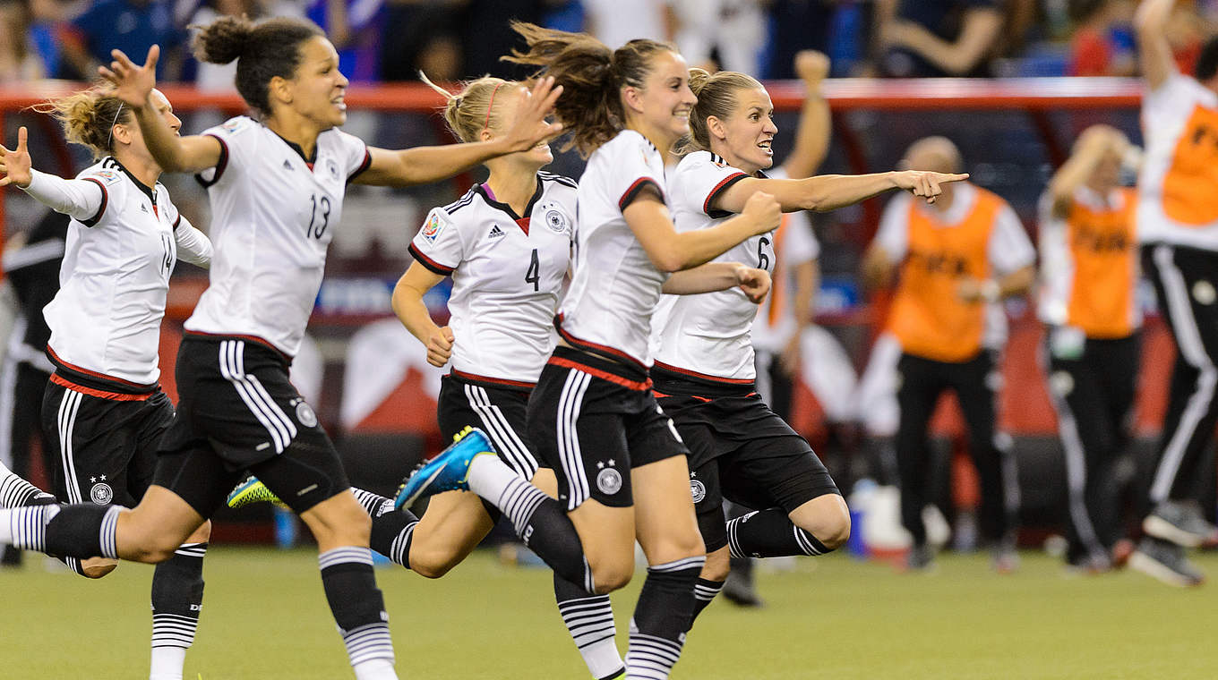 Germany need one more win, against the USA, to reach the World Cup final. © 2015 Getty Images