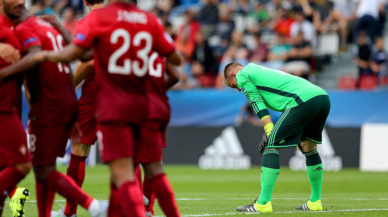 Enttäuschung bei Portugals Jubel: Marc-Andre ter Stegen (r.) © 2015 Getty Images