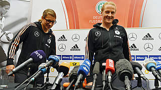 Peter (l) and Behringer (r) took questions from the press © 2015 Getty Images