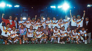 Germany won their third World Cup in 1990 © 