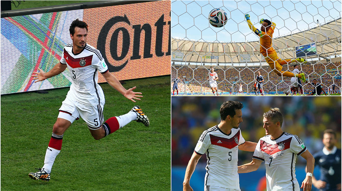 Mats Hummels was in imperious form against France © 2014 Getty Images