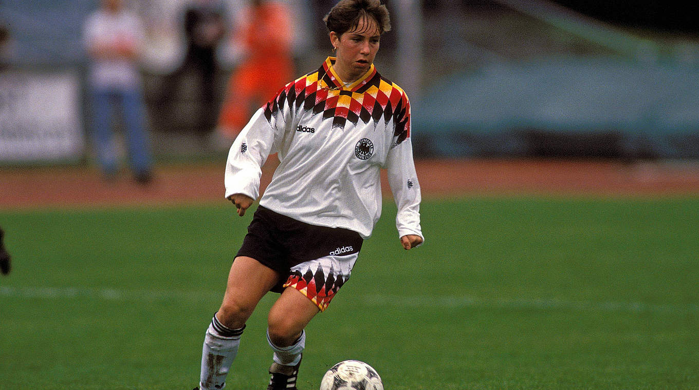 Treffer im WM-Viertelfinale 1995: Maren Meinert © imago/HJS 