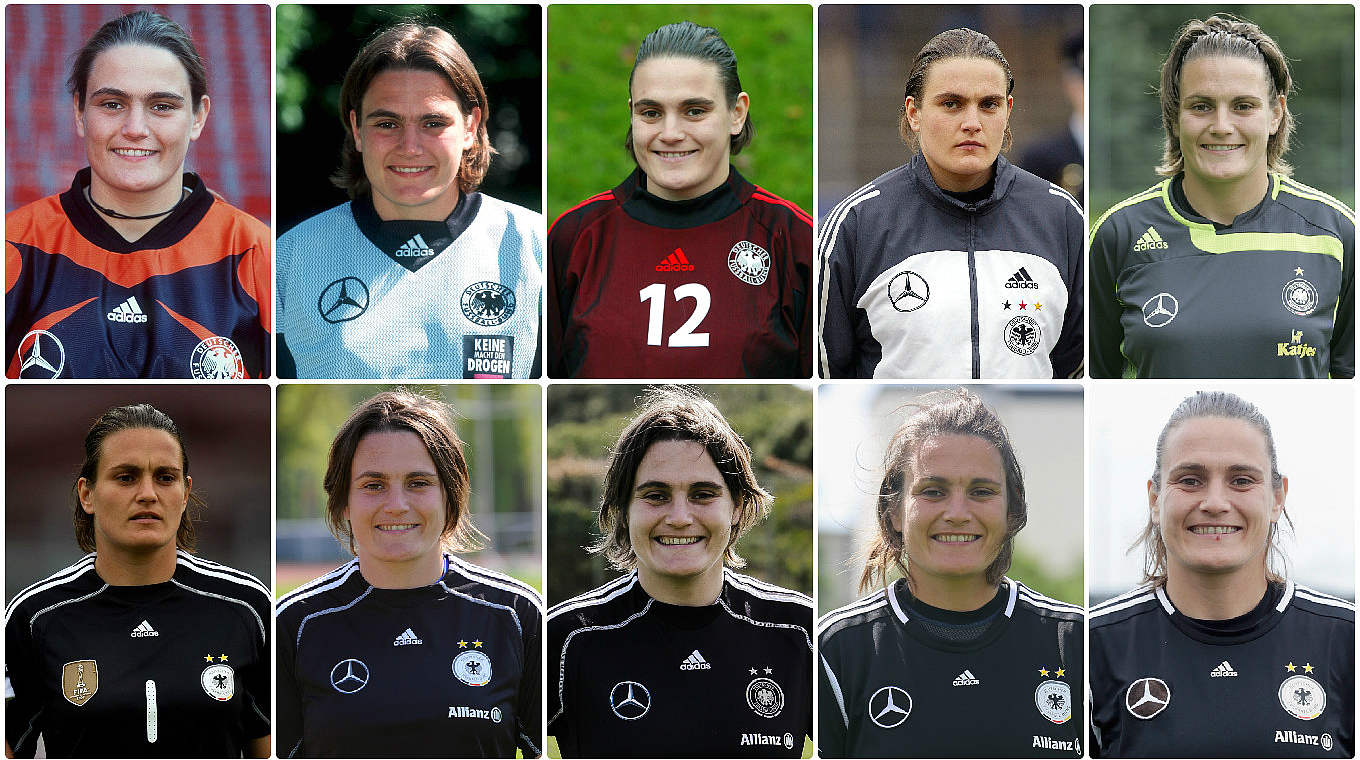 Im Wandel der Zeit: Nadine Angerer im Trikot der Nationalmannschaft © Getty Images