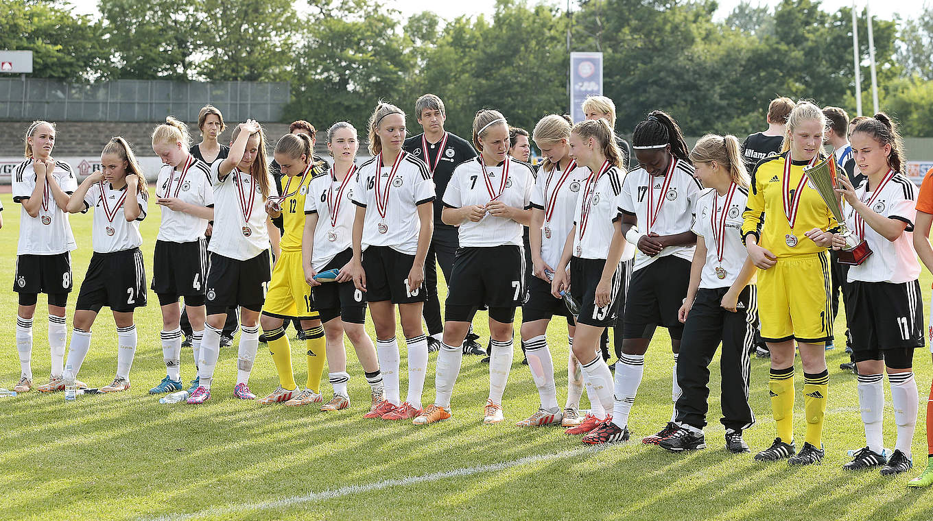 "Erfahrungen, die die Spielerinnen machen müssen": die U 16-Juniorinnen © 2015 Getty Images