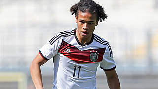Schalke youngster Leroy Sané is part of the U19 squad that takes on Spain tonight © 2015 Getty Images