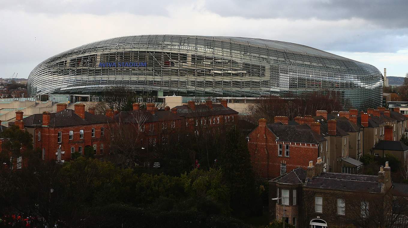 Im Wohngebiet: Das Aviva Stadium in Dublin. © Getty Images