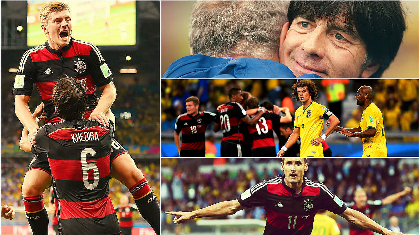 Sieben Schüsse ins Glück: Deutschland wirft Brasilien aus dem Turnier  © Getty Images