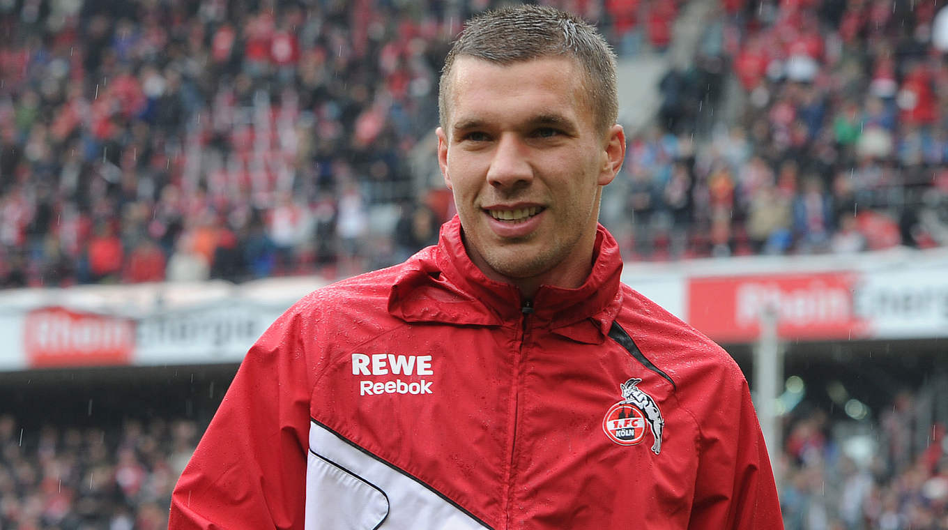 Lebenslange Mitgliedschaft beim 1. FC Köln: Lukas Podolski © 2012 AFP