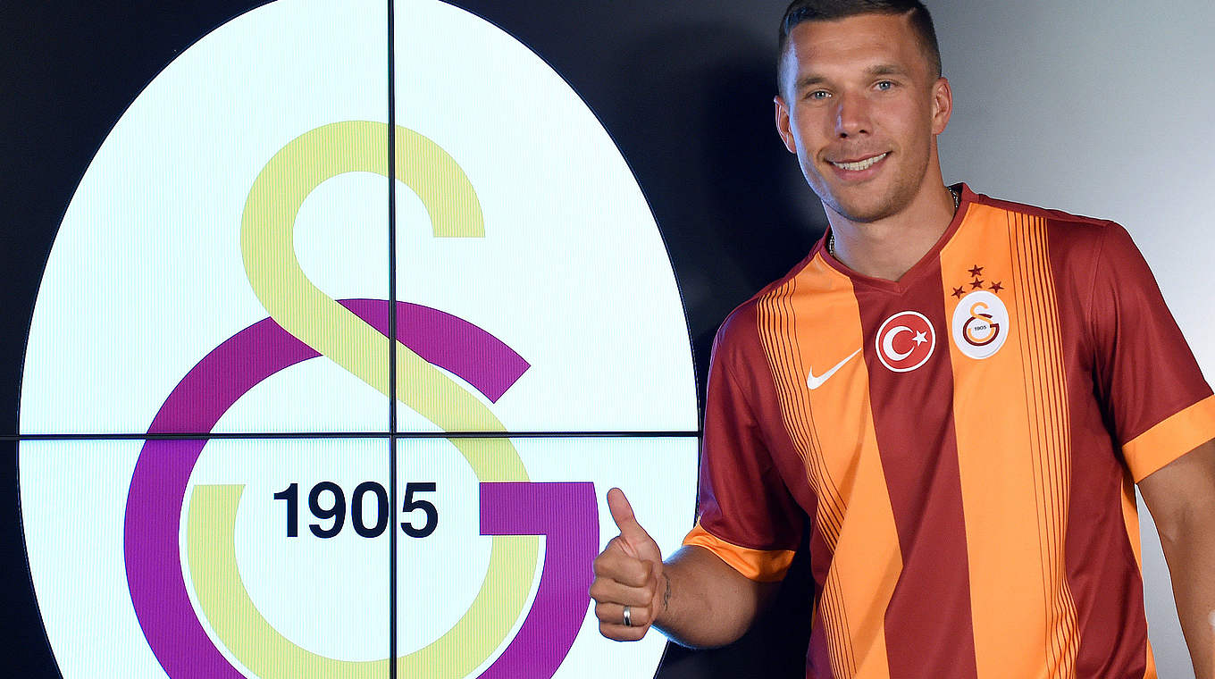 Podolski has left Arsenal to join Galatasaray © OZAN KOSE/AFP/Getty Images