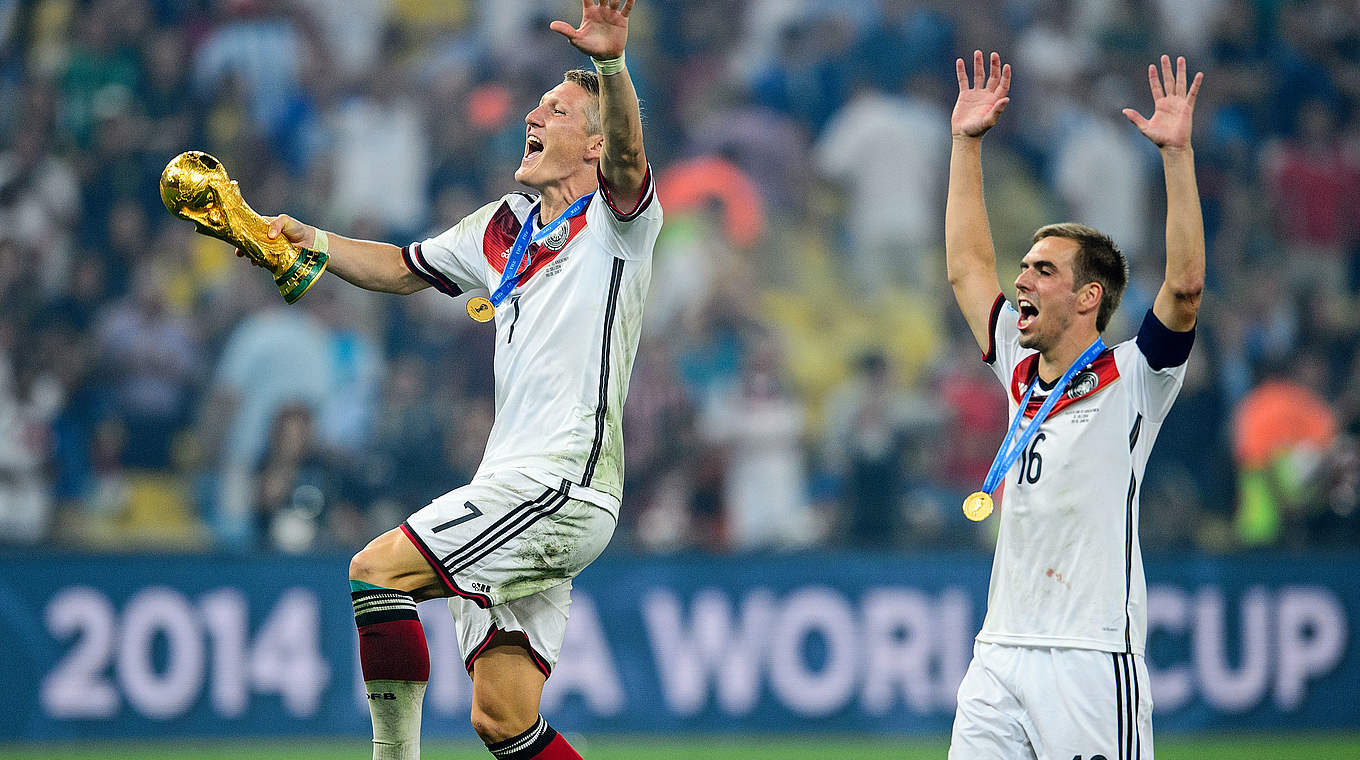 Größter gemeinsamer Erfolg: Der Titelgewinn bei der WM in Brasilien 2014 © 2014 Getty Images