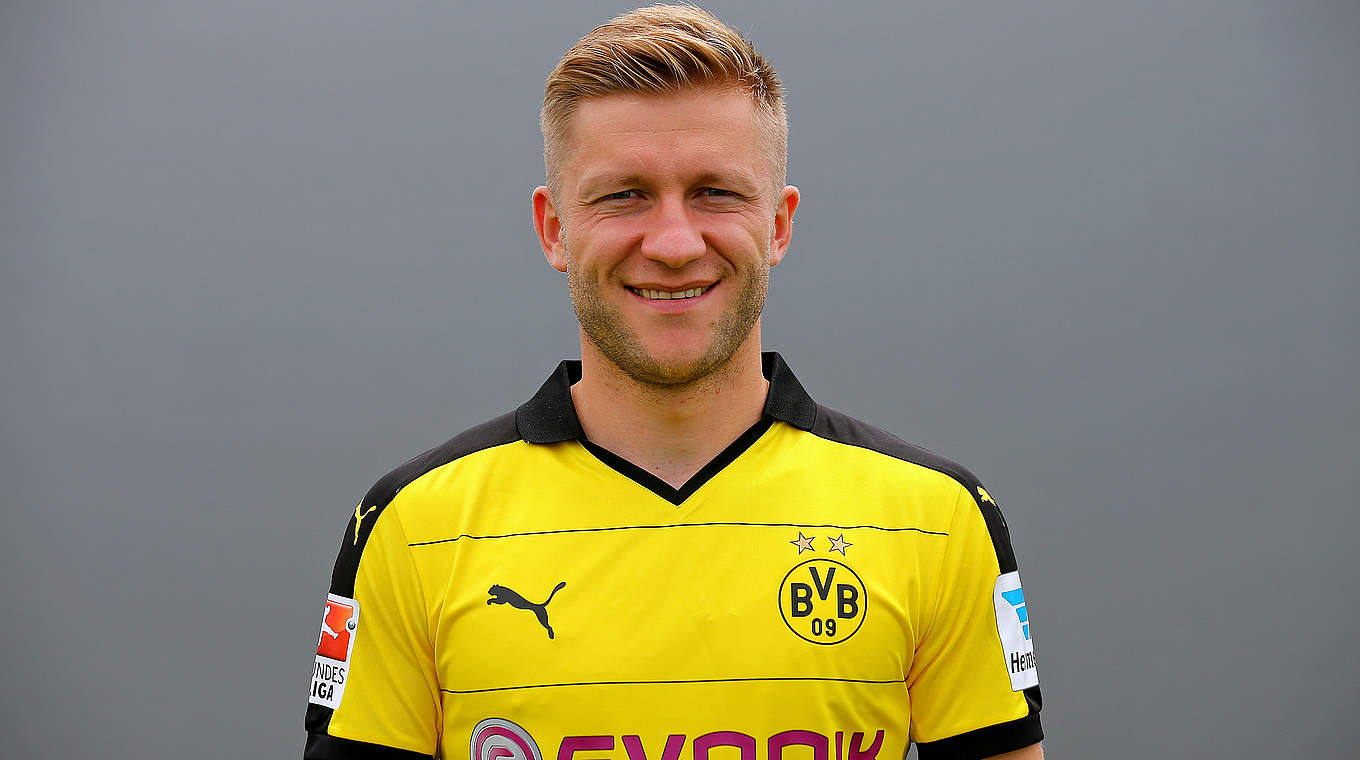 Wieder im Training: Dortmunds Jakub Blaszczykowski © 2015 Getty Images