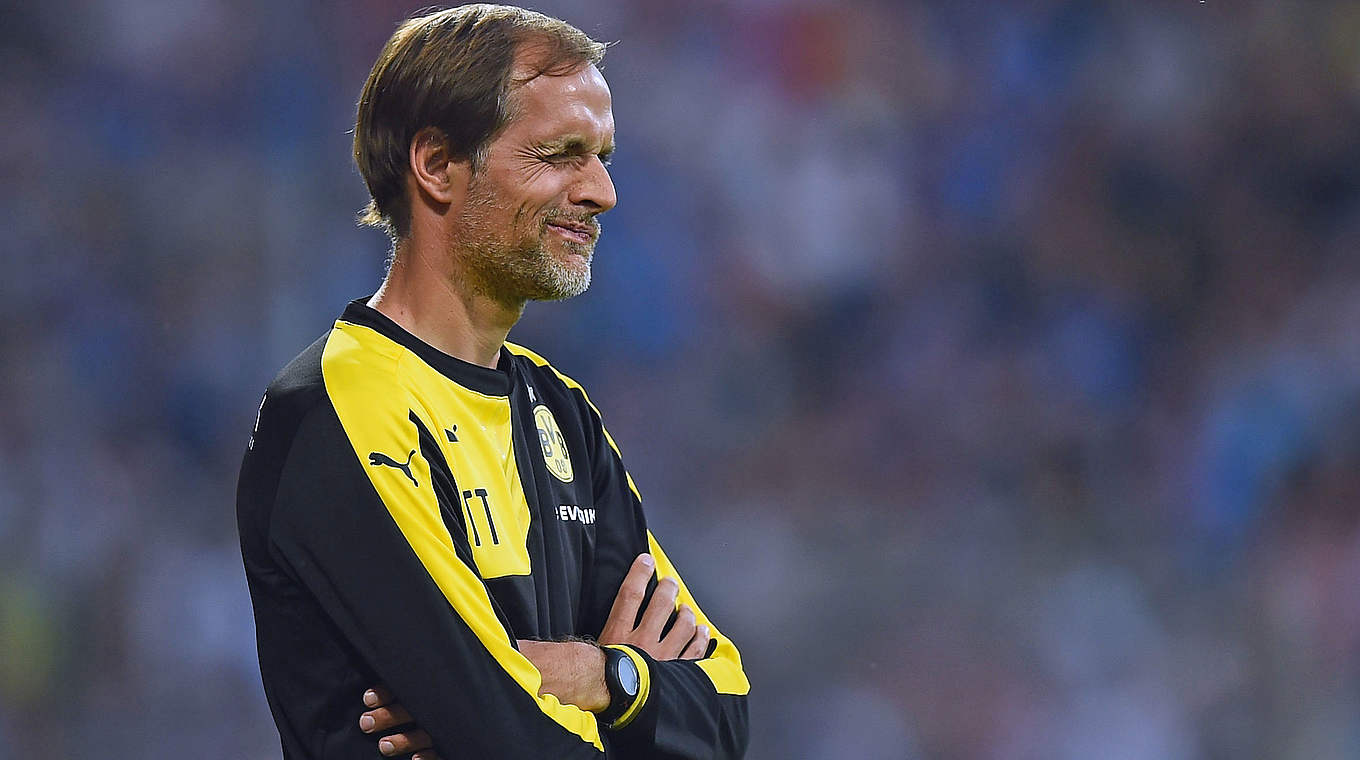 Erste Niederlage als BVB-Trainer: Thomas Tuchel © 2015 Getty Images