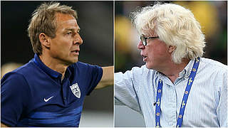 Duell im Halbfinale: Jürgen Klinsmann und Winfreid Schäfer (r.) © Getty Images