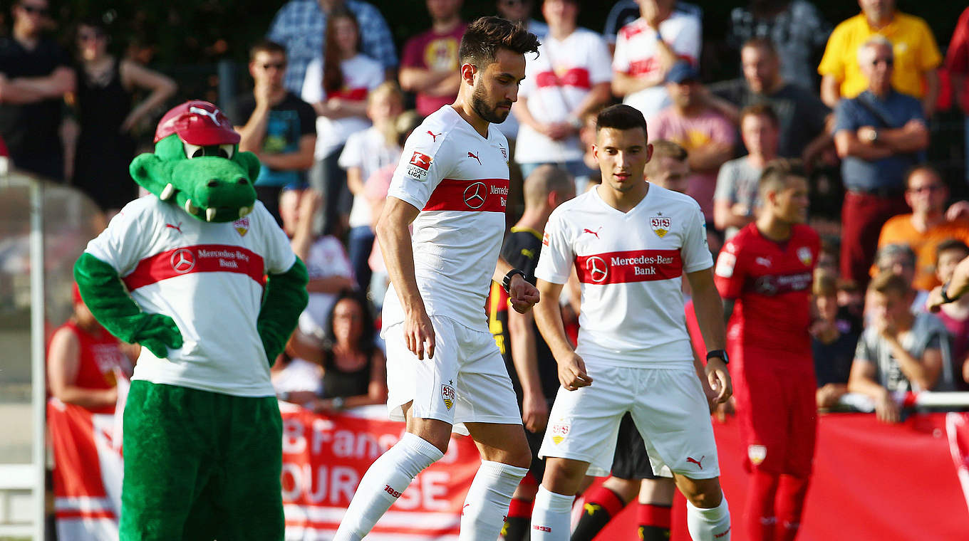 Siegtorschütze beim VfB-Test: Lukas Rupp (v.) © 2015 Getty Images