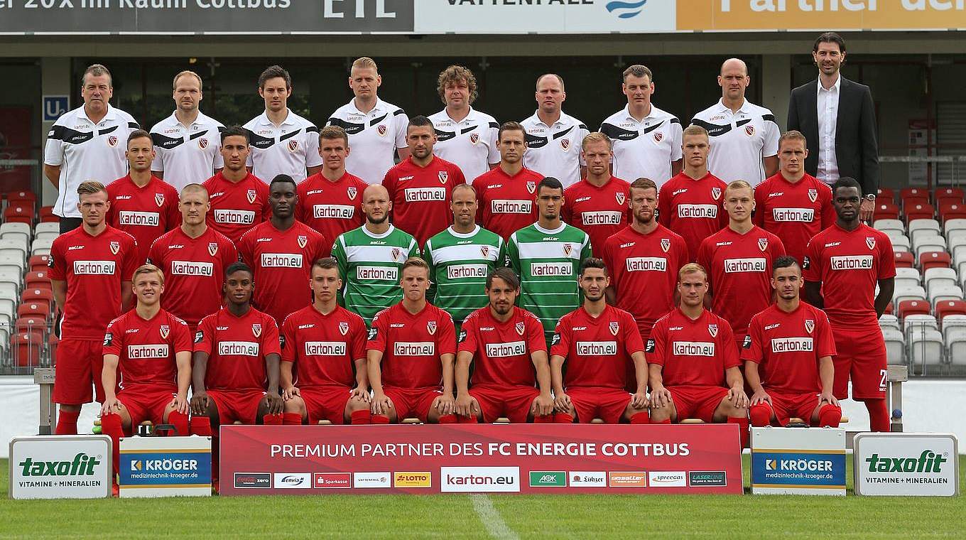 Der FC Energie Cottbus © 2015 Getty Images