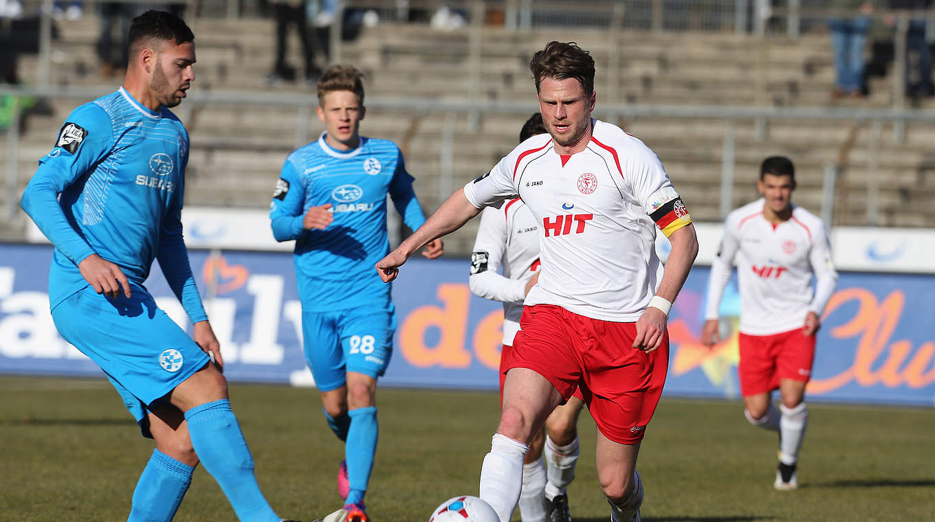 Verletzt: Daniel Flottmann von Fortuna Köln © 2015 Getty Images