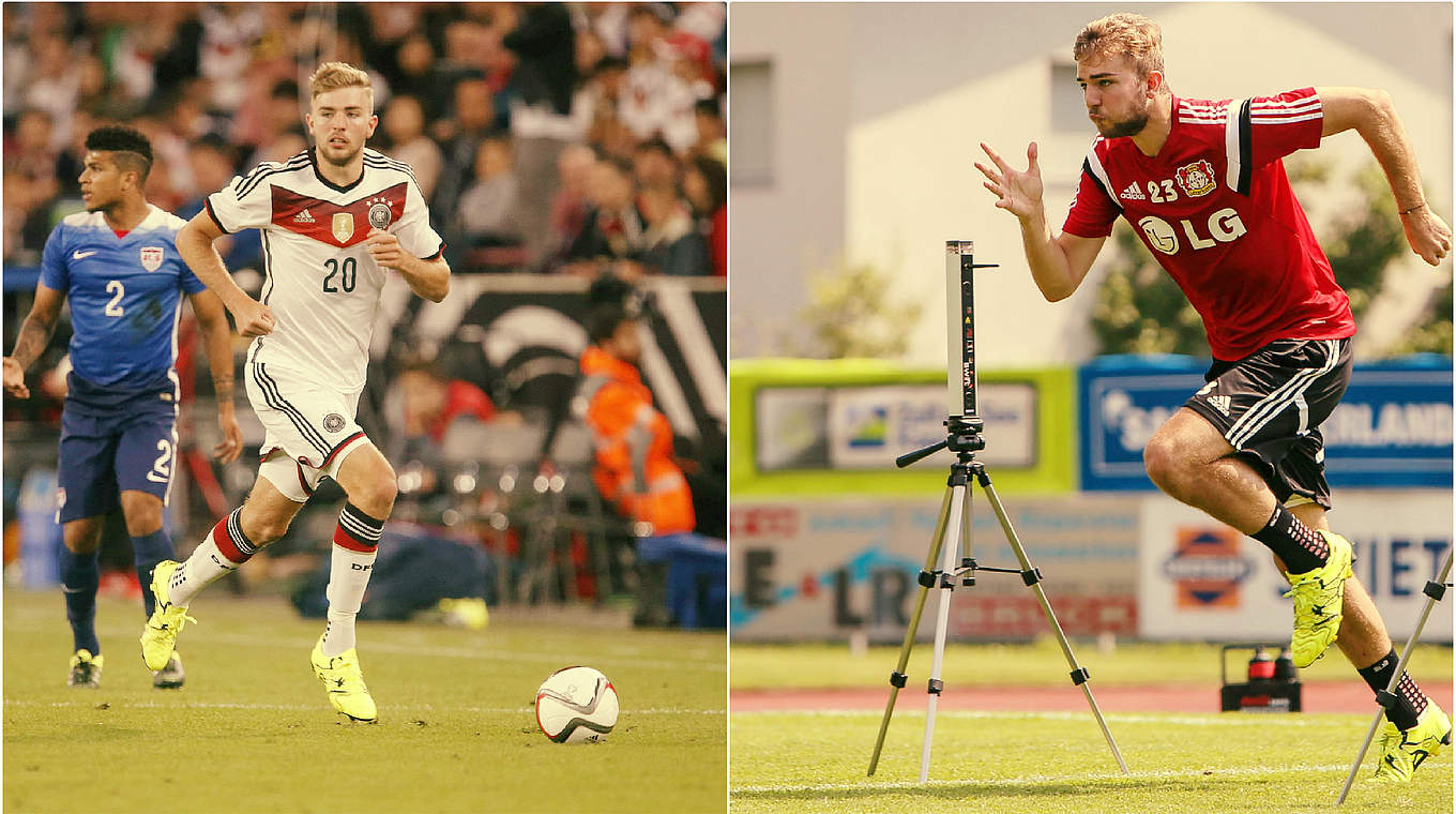 Leistungsstark in Brasilien, Leistungstest in Leverkusen: Dauerläufer Christoph Kramer © imago/DFB