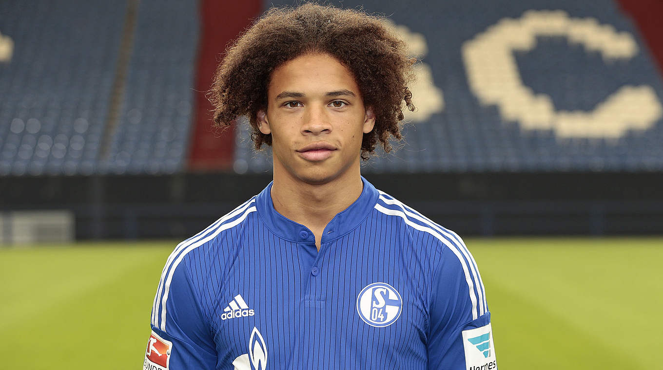 Schalke’s Germany U19 international Leroy Sané scored the winner against Gdansk © 2015 Getty Images