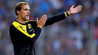 Thomas Tuchel and BVB will face Wolfsberger AC in their Europa League qualifier © 2015 Getty Images