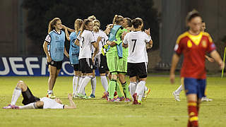 Erfolg: Deutschland steht nach dem 1:0 gegen Spanien im Halbfinale © 2015 Getty Images