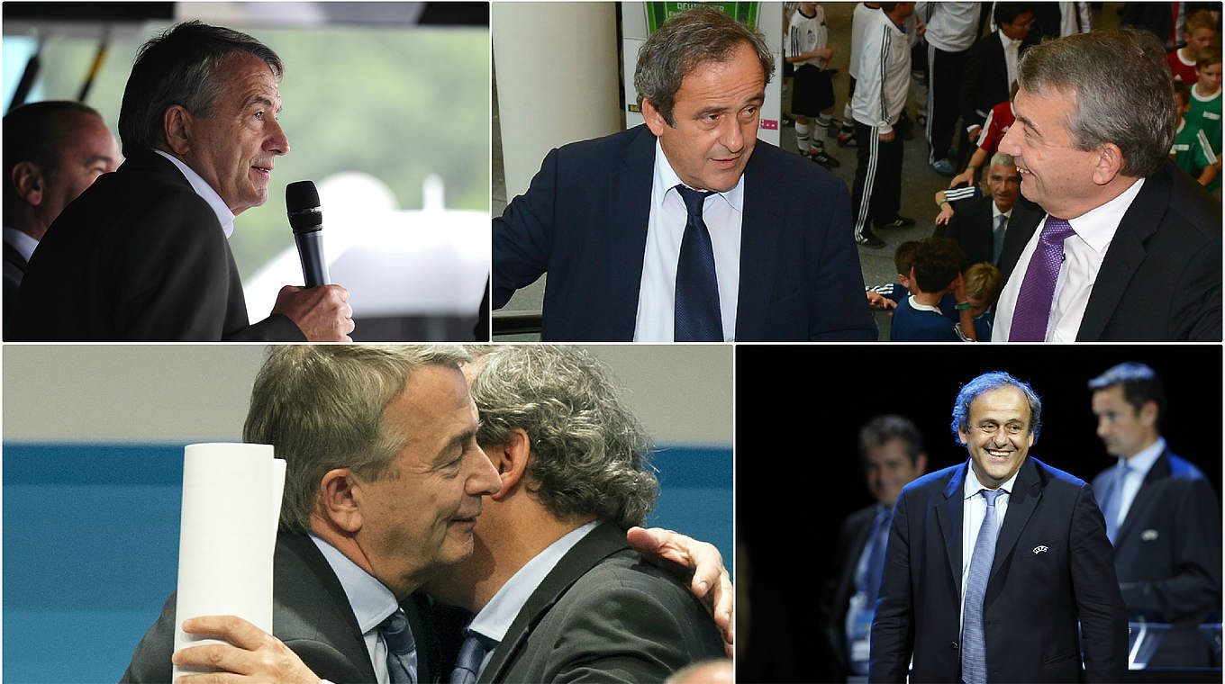 Niersbach says he and Platini have much appreciation for one another © 