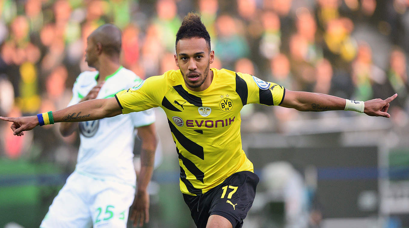 Geht bis 2020 für Dortmund auf Torejagd: Pierre-Emerick Aubameyang © 2015 Getty images