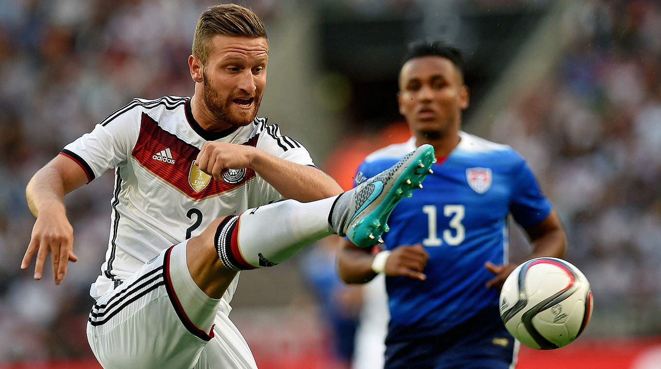 Mustafi has eight international appearances and one World Cup to his name © AFP/Getty Images