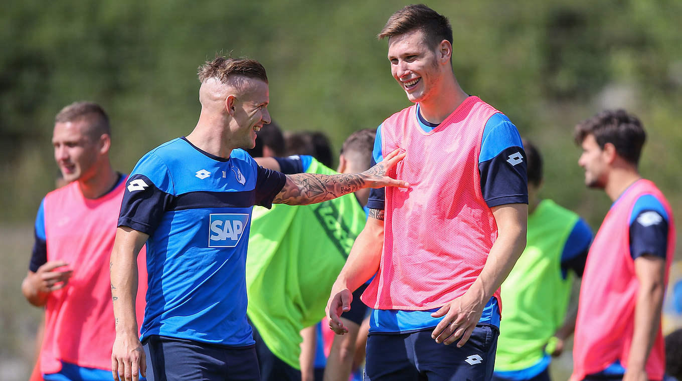 Die Freude am Fußball ist zurück: Hoffenheims U 21-Nationalspieler Niklas Süle (r.) © 2015 Getty Images