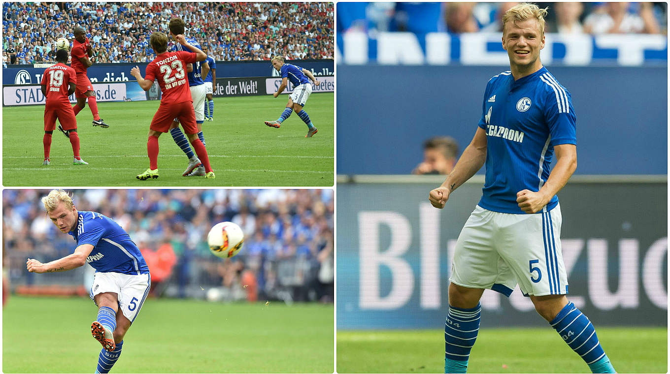 "Ein guter Einstand": Johannes Geis zirkelt, trifft und jubelt am "Schalke-Tag" © imago/DFB