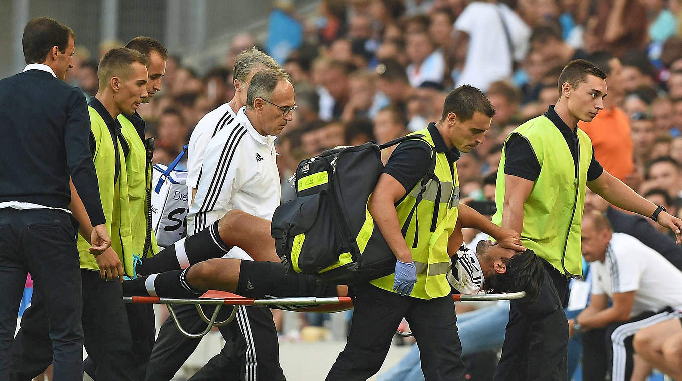 World Cup winner Sami Khedira will be out of action for two months © imago/Gribaudi/ImagePhoto