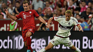 Mario Götze made it 2-0 against Milan and put Bayern into the final against Real © 2015 Getty Images