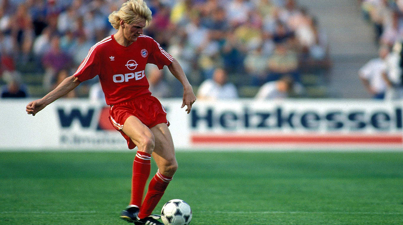 Verhindert bei seinem Debüt für die Bayern 1990 die Niederlage: Stefan Effenberg © 