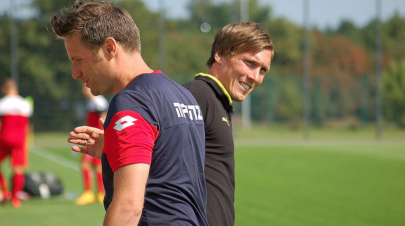 BVB-Trainer Hannes Wolf (r.): "Taktisch auch unter Hochdruck unser Ding durchziehen" © mspw