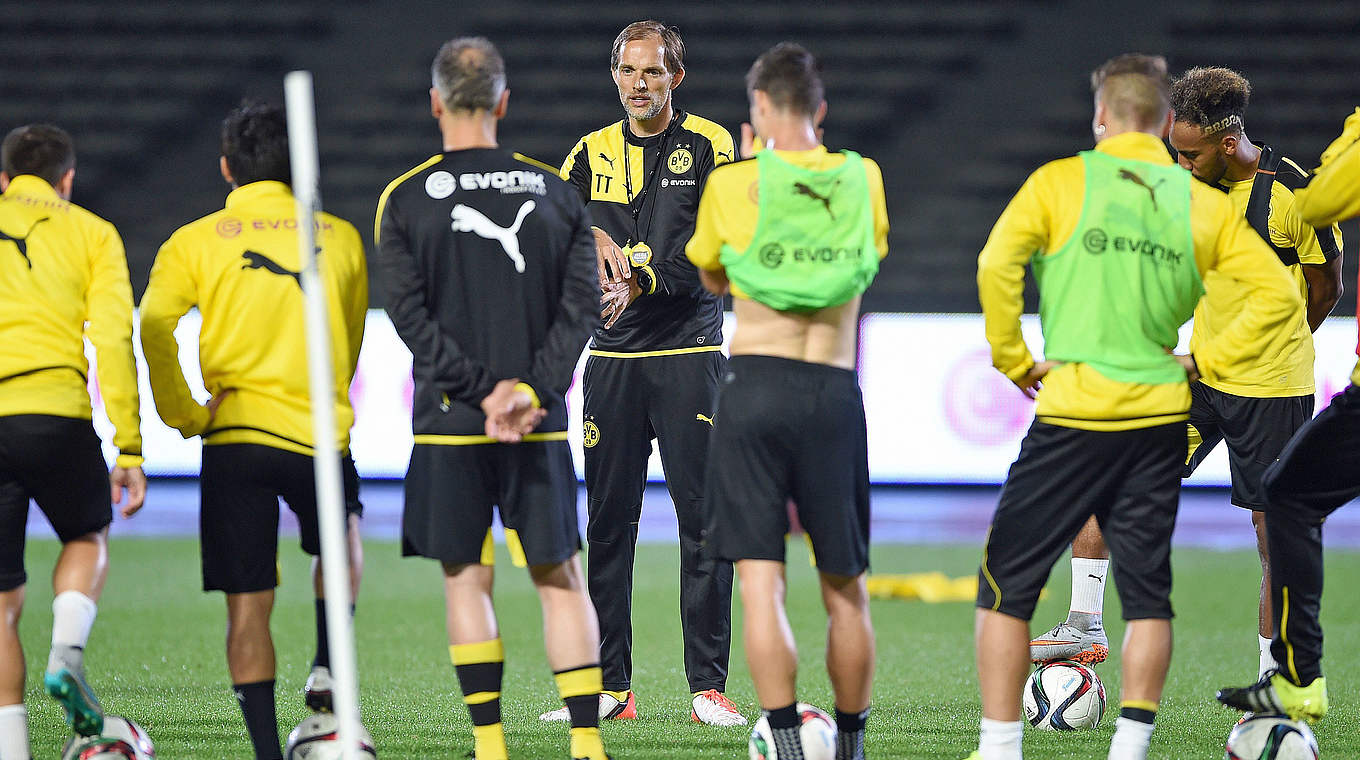 Dortmund Hoffnungsträger auf der Bank: Klopp-Nachfolger Thomas Tuchel © AFP/Getty Images