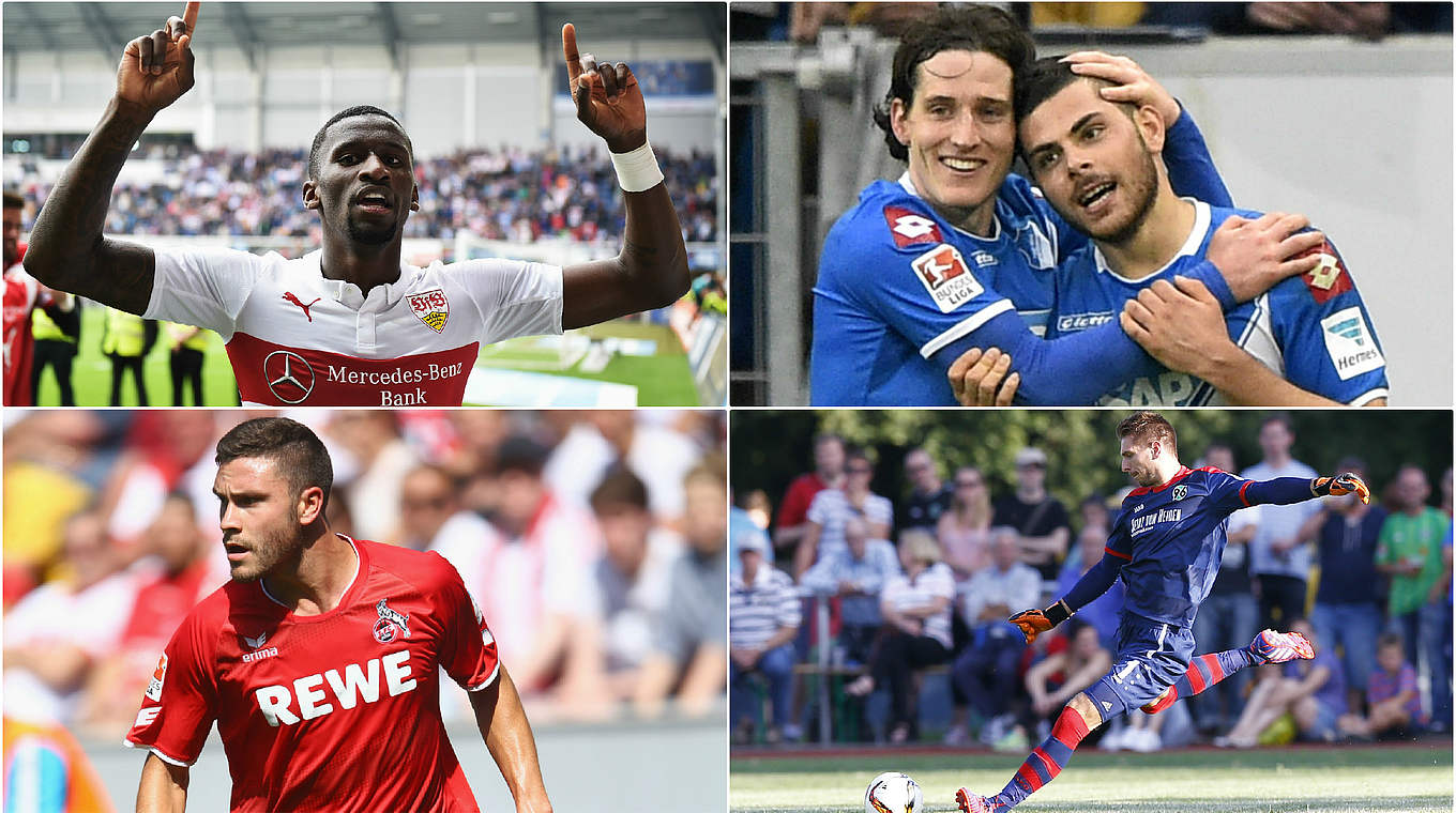 Rüdiger, Rudy, Volland, Zieler and Hector looking forward to the new season. © imago/Getty Images