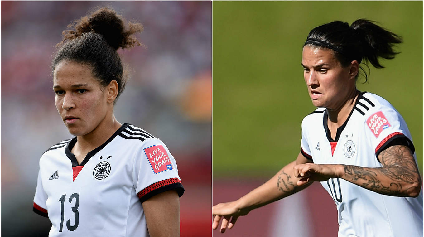Sasic and Marozsan have been voted among the three best female footballers in Europe. © 2015 Getty Images