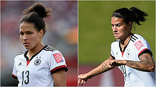 Sasic and Marozsan have been voted among the three best female footballers in Europe. © 2015 Getty Images