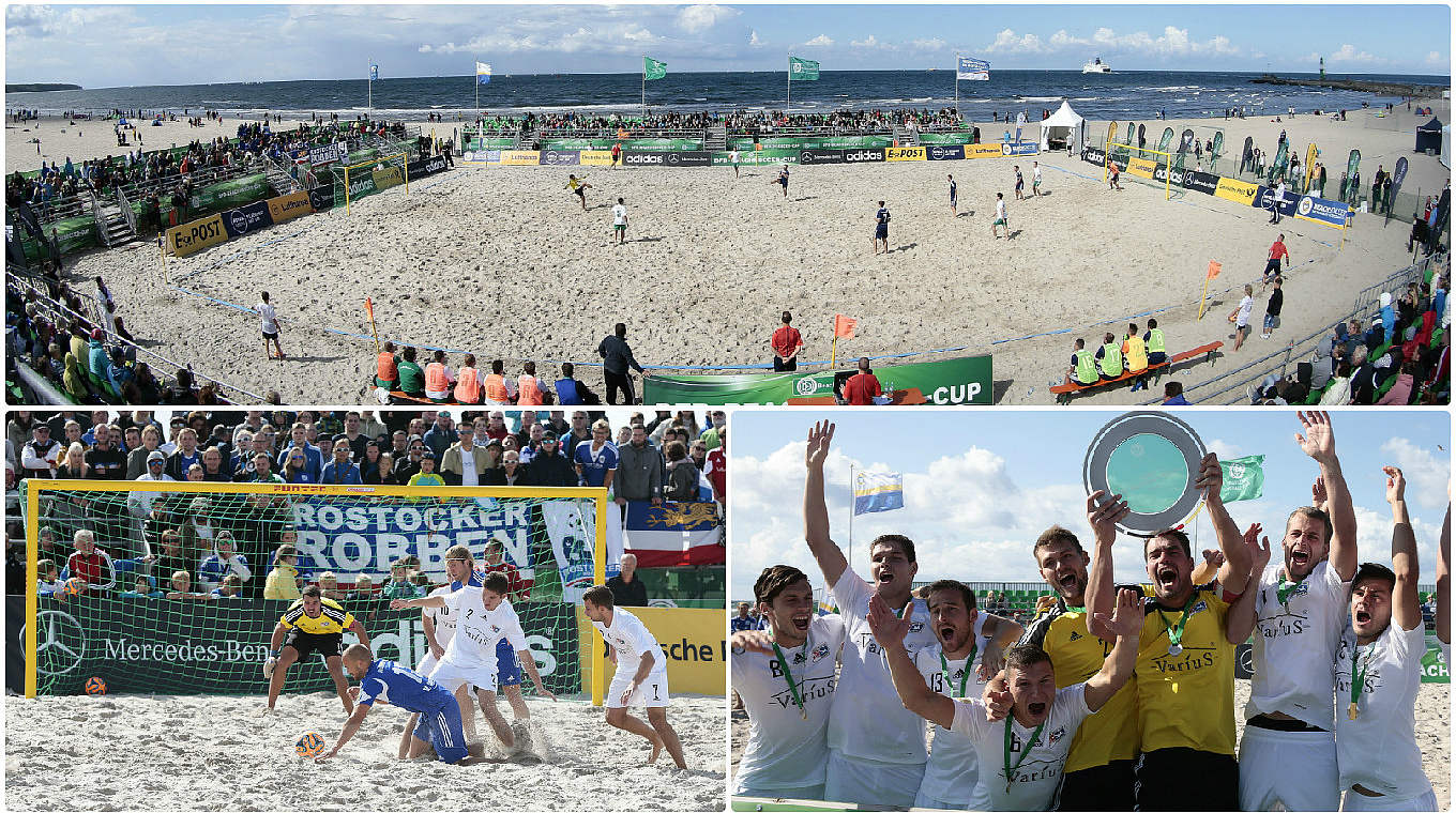 Sechs Teams, ein Ziel: die Krönung der Beachsoccer-Saison als Deutscher Meister © Getty Images