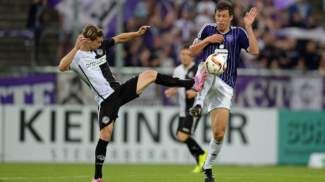 Kampfspiel auf der Ostalb: Aalen setzt sich gegen Osnabrück durch © 2015 Getty Images