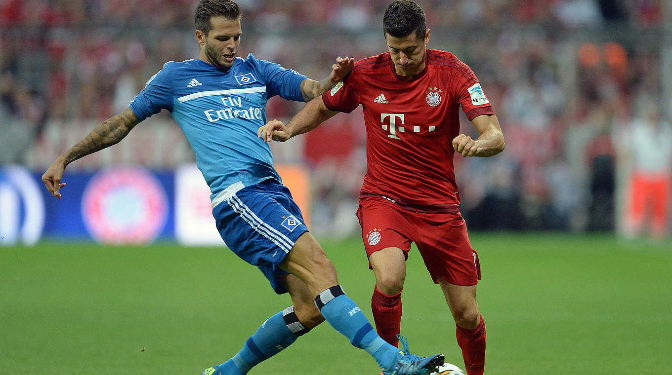 Robert Lewandowski slotted home his side’s second goal after half-time © 