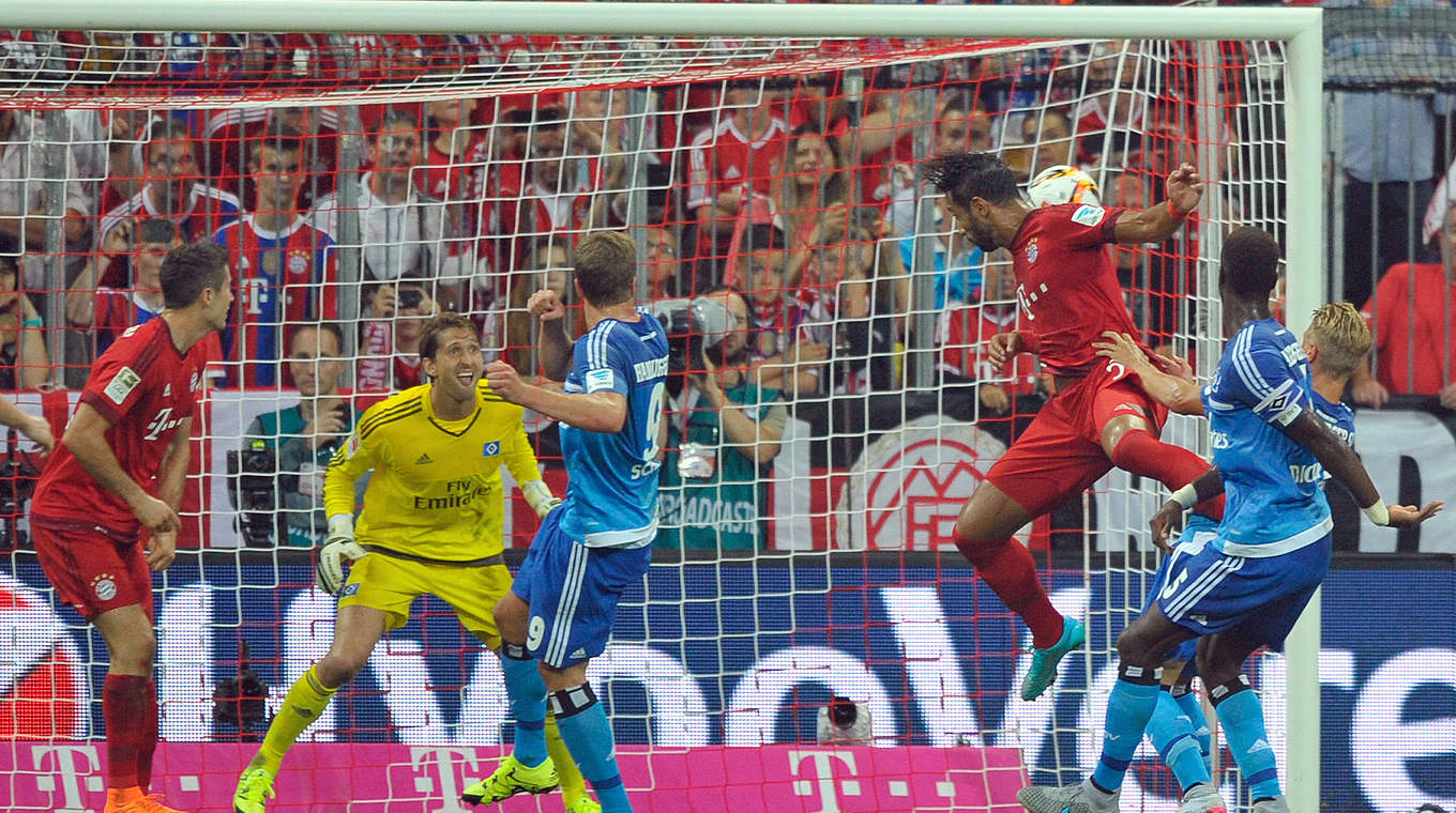 Medhi Benatia headed home the first goal for the German champions © 2015 Getty Images
