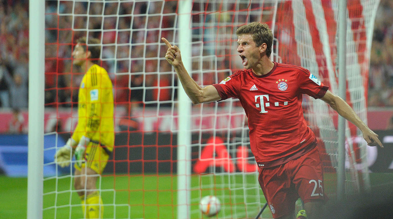 Müller on the 5-0 win "It's fun to watch us play" © 2015 Getty Images