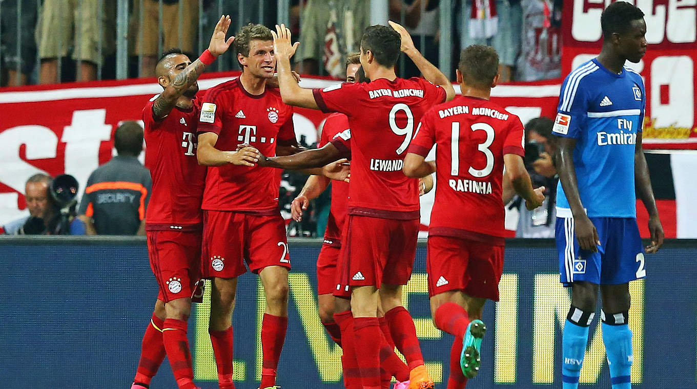 Müller: "It was a good team performance." © 2015 Getty Images
