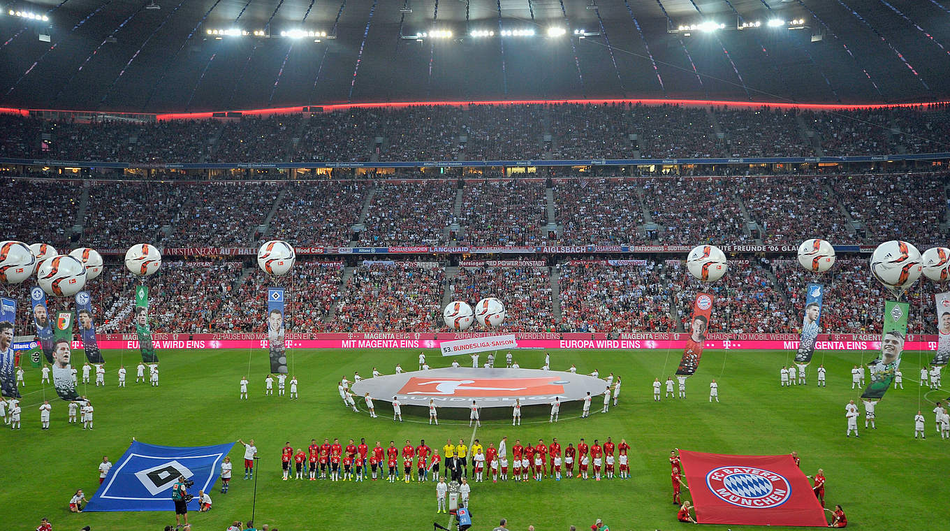 Zuschauermagnet Bundesliga: Rund 7,5 Millionen Leute verfolgen das Eröffnungsspiel © 2015 Getty Images