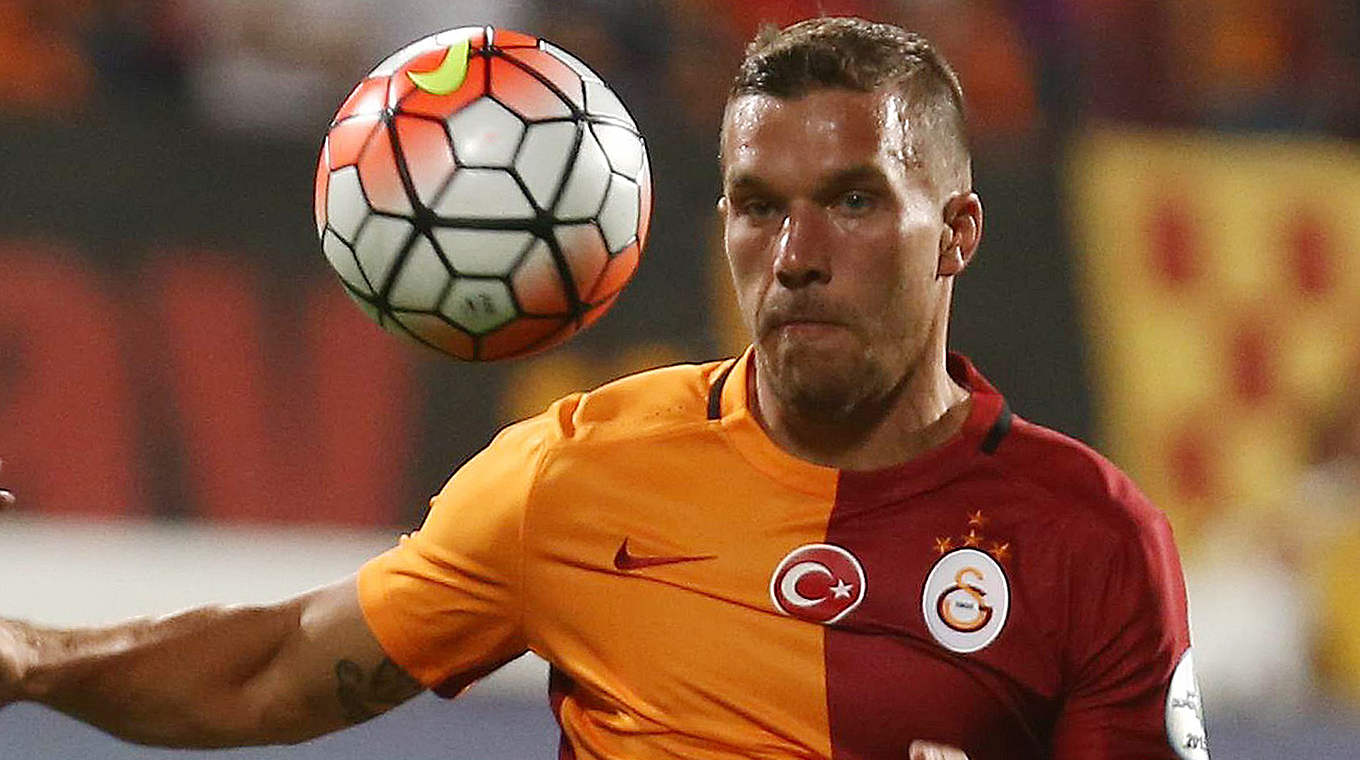 Podolski on Galatasary: "I hope that my next three, four years here are very successful" © 