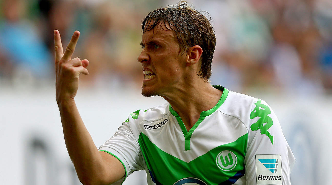 VfL Wolfsburg - Eintracht Frankfurt 2:1 (2:1): Neuzugang Max Kruse übernimmt gleich eine Führungsrolle bei den Niedersachsen © 2015 Getty Images