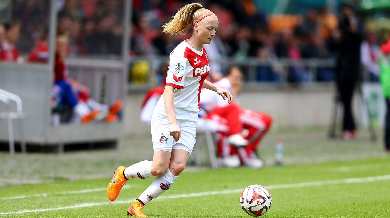 Ist eine wichtige Stütze des 1. FC Köln: U 17-Nationalspielerin Anna Gerhardt © 2015 Getty Images