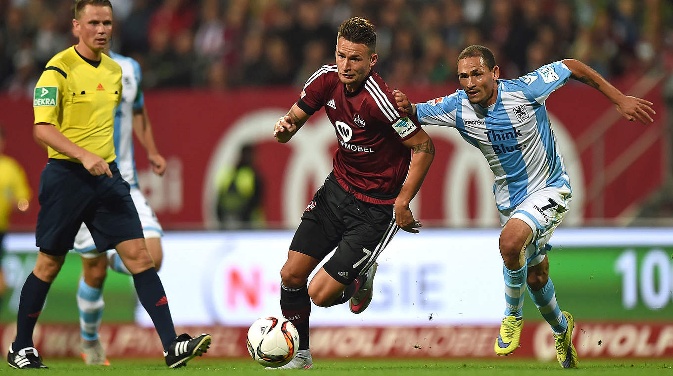 Kein Sieger am Montagabend: Nürnberg und 1860 München trennen sich 2:2 © 2015 Getty Images