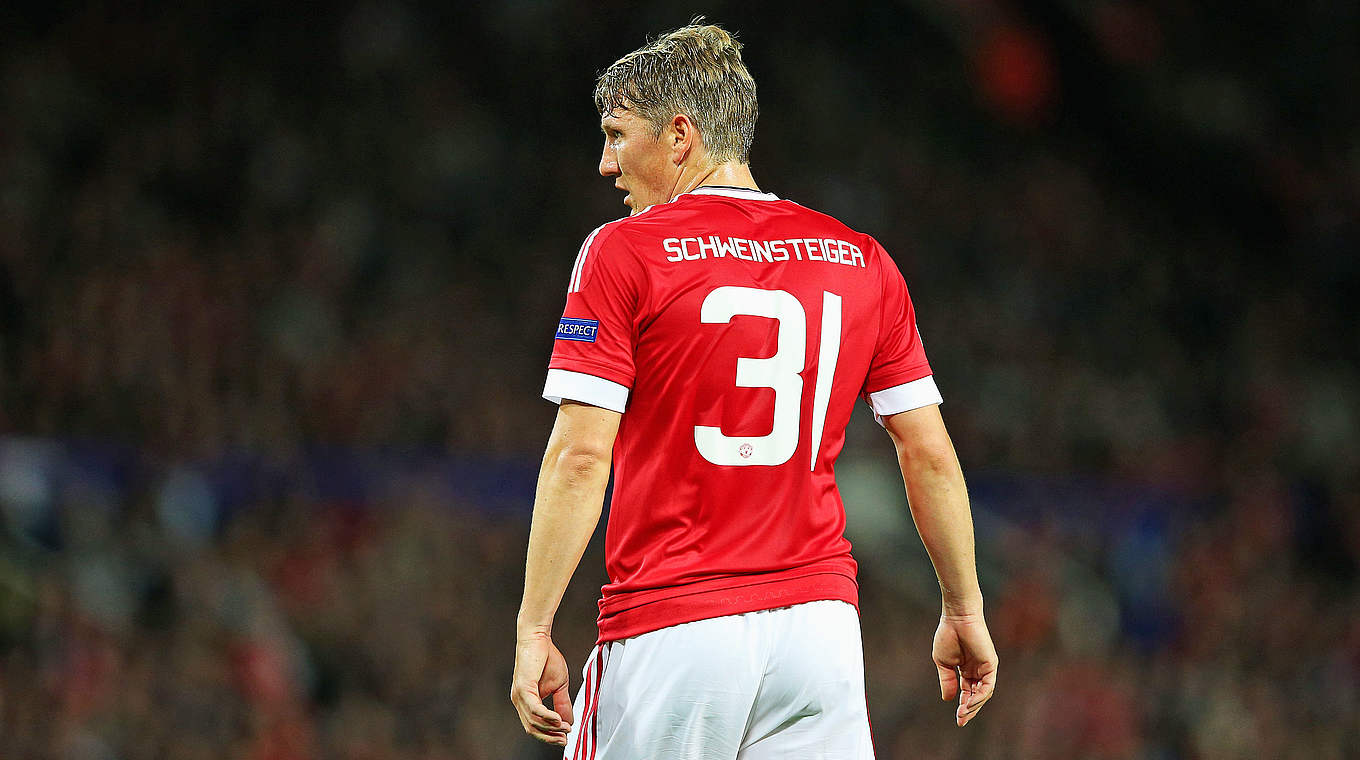 Auch bei Manchester United die Nummer 31: Mittelfeldspieler Bastian Schweinsteiger © 2015 Getty Images
